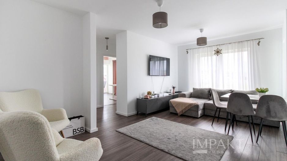 Apartament cu 3 camere ready to move in Floresti zona Terra - Poză 3
