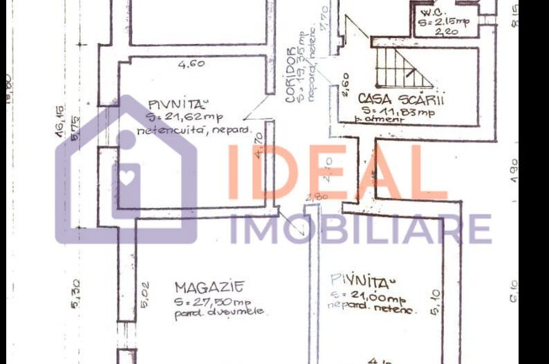 Casă boierească cu teren 900 mp – Calea Poplăcii, Sibiu - Schiță 31