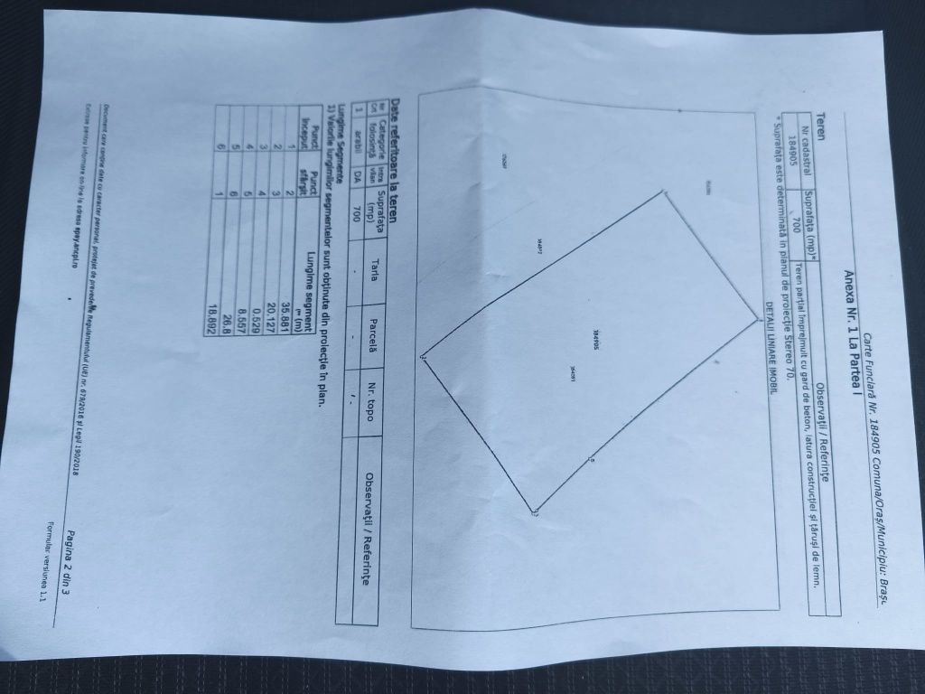 teren intravilan 700mp str. Fagurului, Stupini - Poză 8