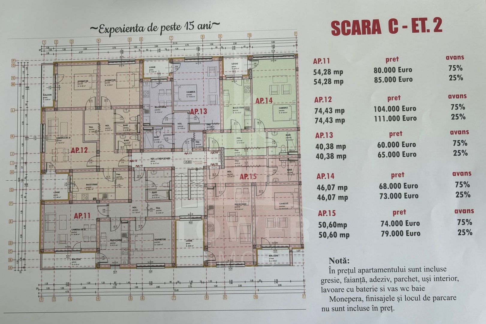 Apartamente 2-3 camere de vânzare Cartier NOU | Șelimbăr-Pictor Brana - Poză 13