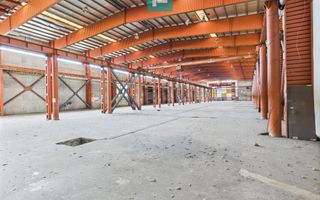 Hală industrială cu pod rulant și parcare betonată - Poză 12