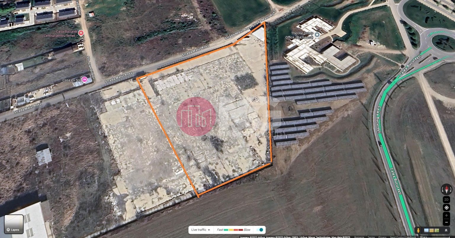 Teren de vanzare - betonat- pretabil industrial- Balotesti - Therme - Poză 3