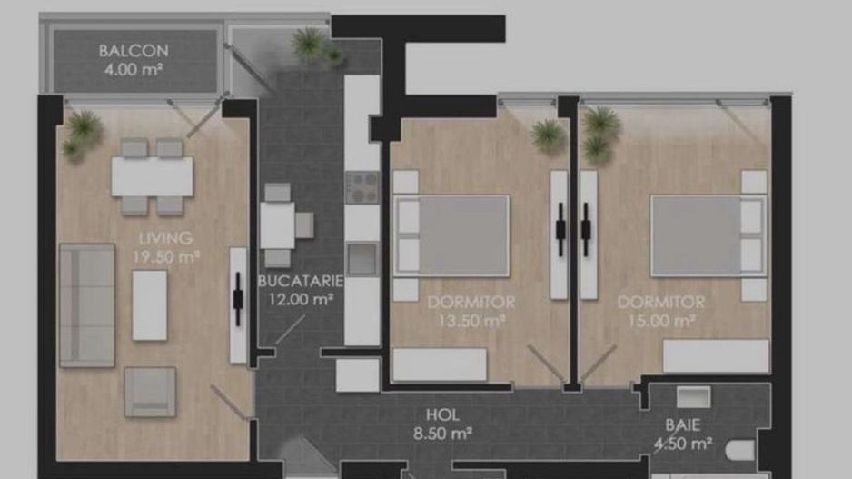 AP. 3 CAMERE ATRIA URBAN RESORT, PARCARE, BLOC NOU, CENTRALA, COMIS 0% - Schiță 17