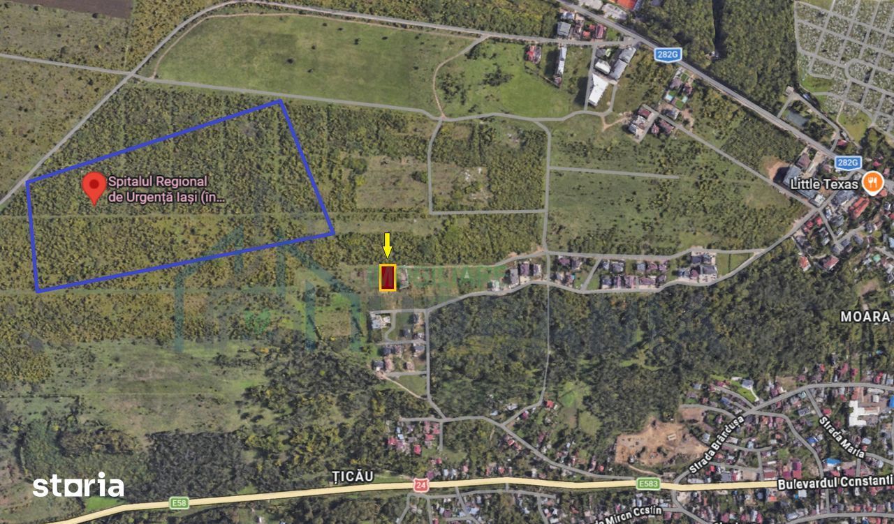 Teren intravilan de vanzare, Moara de Vant, Iasi, 1000 mp - Poză 2