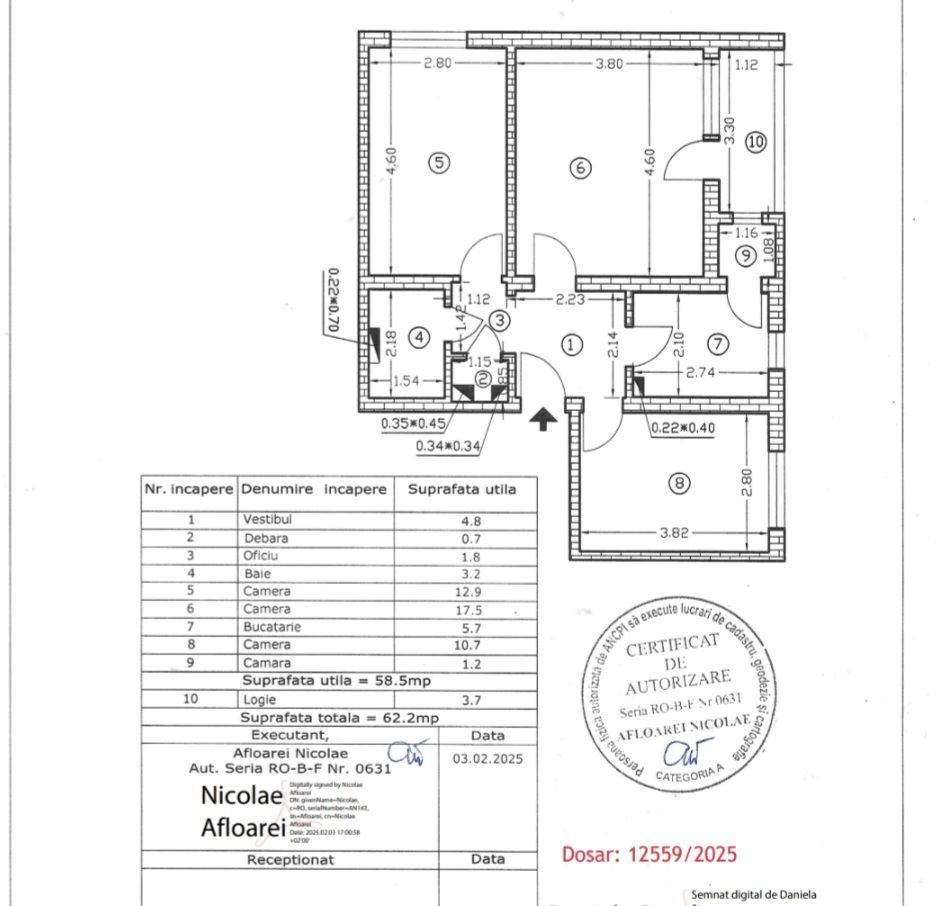 Apartament cu 3 camere - parc Titan - Poză 9