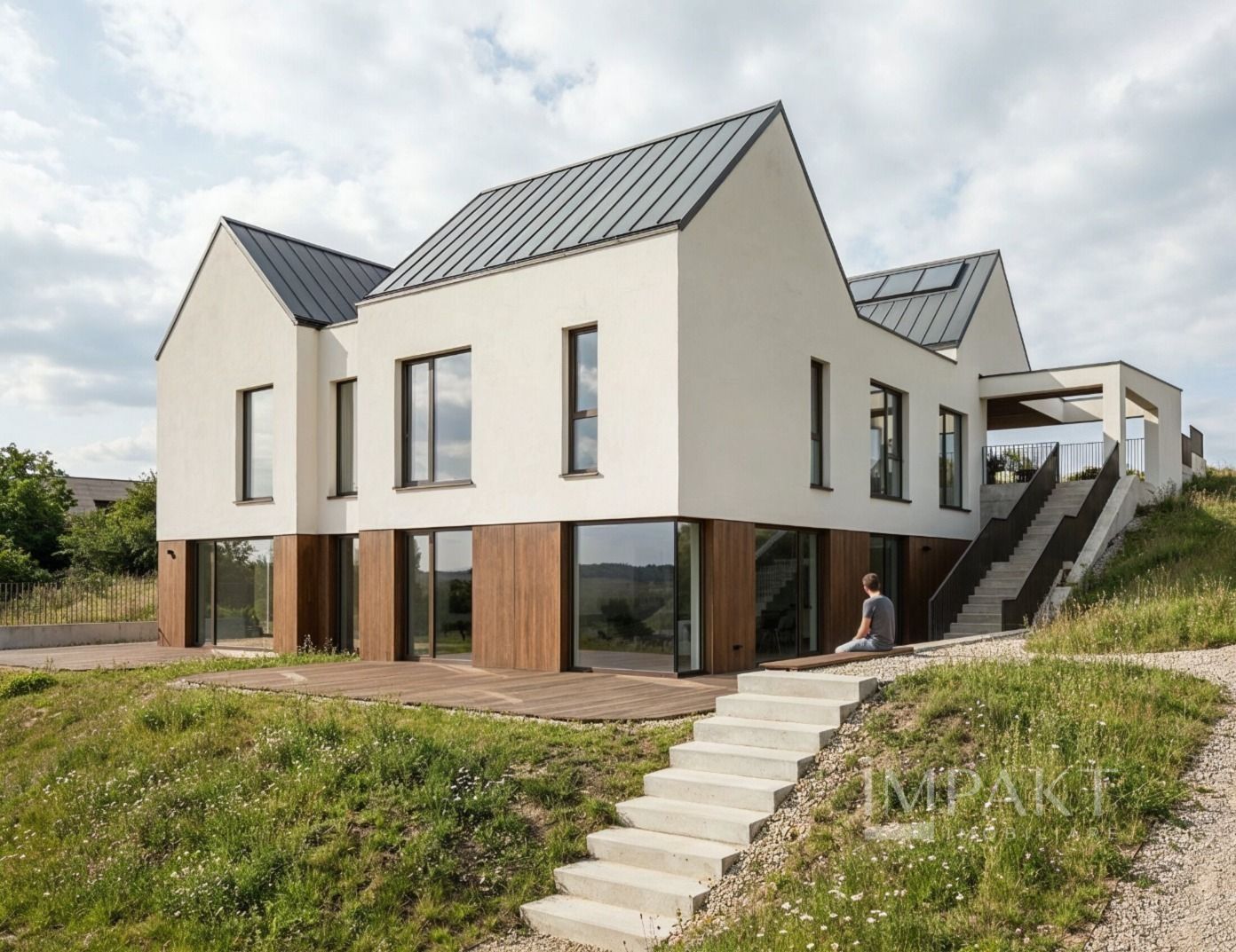 Casa tip duplex, 5 camere, teren 410 mp, panorama spectaculoasa - Poză 3