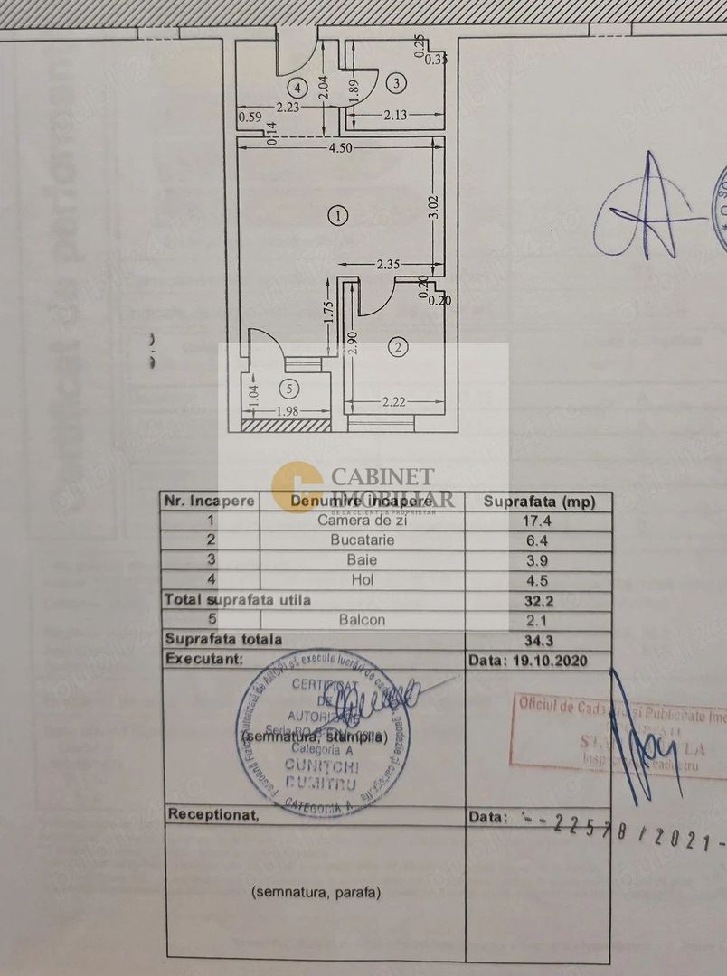 Garsonieră | 2020 | Mobilat | Utilat | 2 Lifturi | Bd. Timisoara capat - Schiță 7