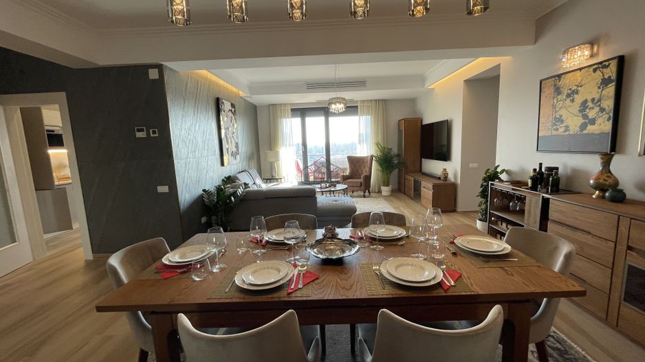 APARTAMENT DE LUX CU 3 CAMERE LA INCHIRIERE IN COMPLEX REZIDENTIAL - Poză 2