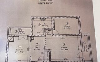 Apartament doua camere,etaj 1,doua locuri de parcare - Poză 17