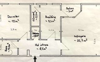 AFI-Centrul Civic apartament 2 camere langa mall AFI - Poză 2