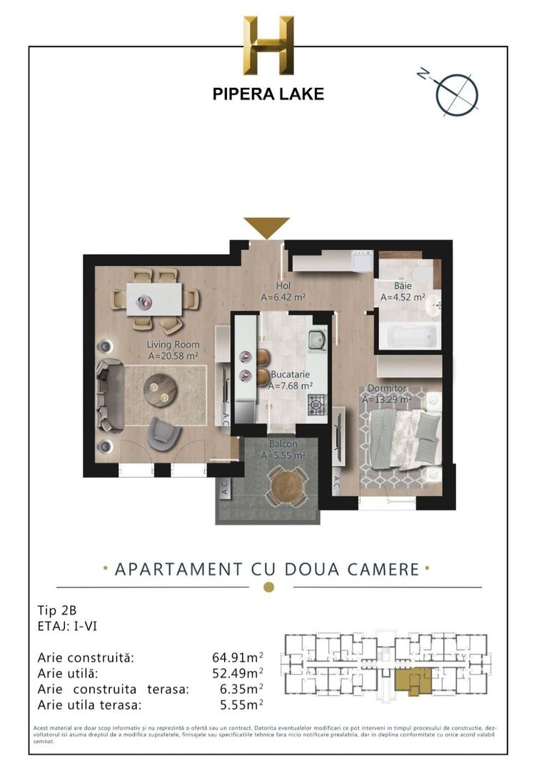 Apartament superb | Parcare | H Pipera Lake - Poză 7