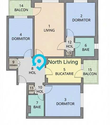 Apartament cu 4 camere Rahova - Poză 7