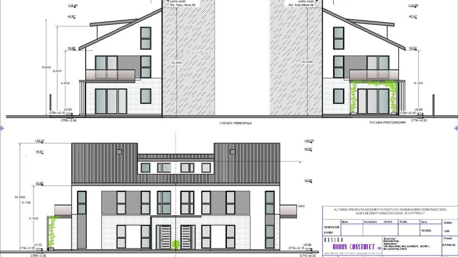 Duplex modern P+1E+M,  BUCURESTII NOI - Schiță 20