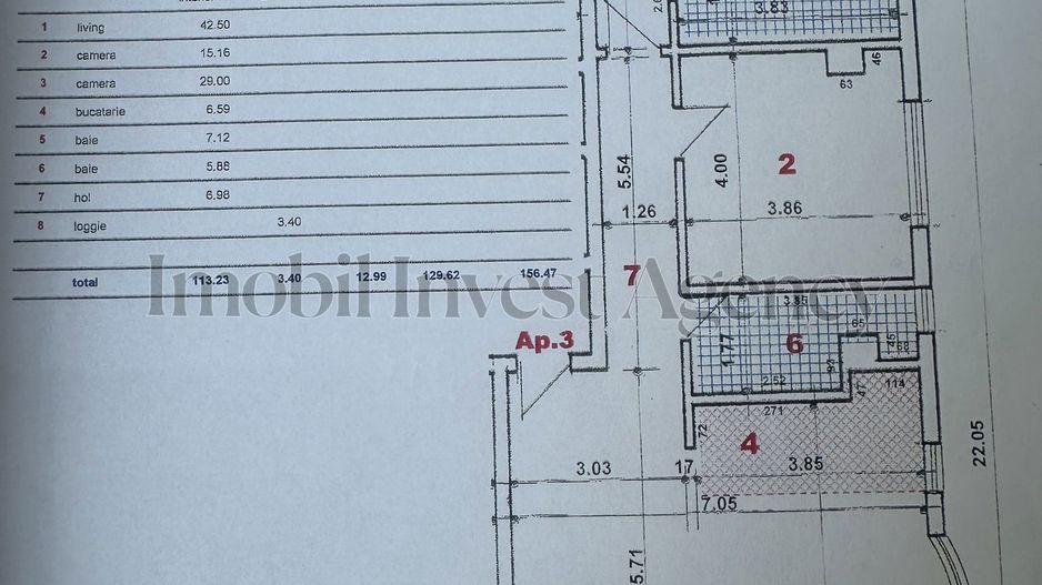 Apartament cu 3 camere de inchiriat in zona Herastrau-Soseaua Nordului - Schiță 30