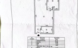 Apartament 2 camere, 60 mp cu balcon, Nerva Traian – Complet mobilat si utilat - Poză 9