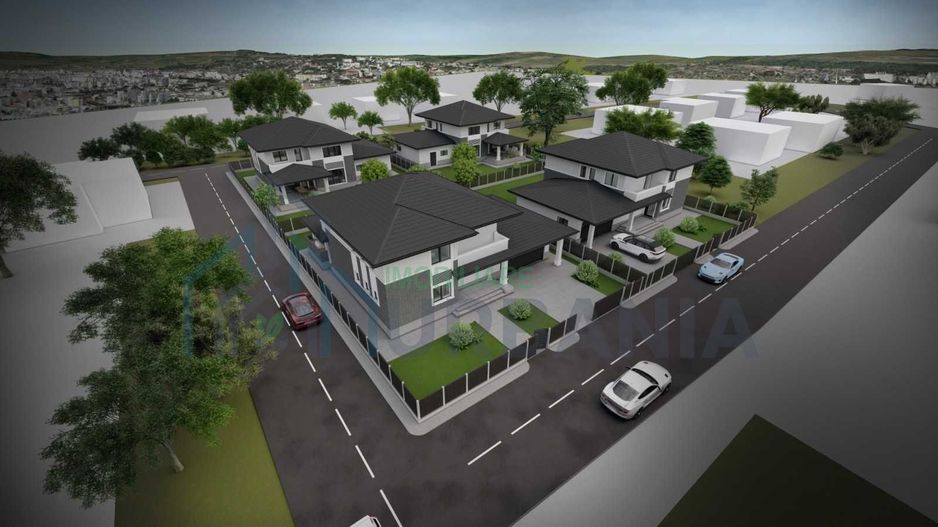 Teren intravilan în Bucium, Iași, cu autorizatie de construire pentru 4 case individuale - Poză 3