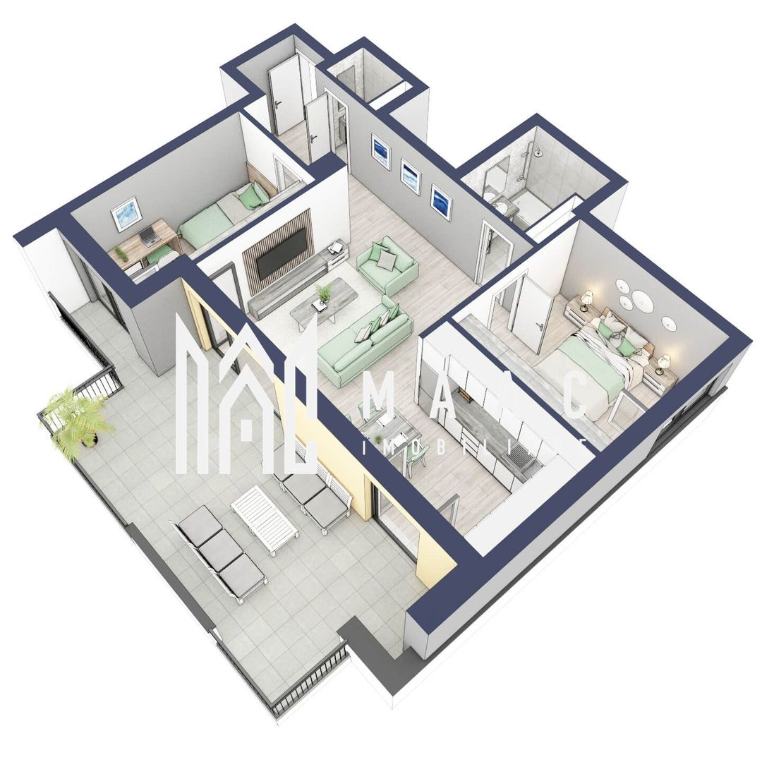 Apartament 3 camere | Etaj 3 | Blacon 27.3 | Turnisor - Poză 2