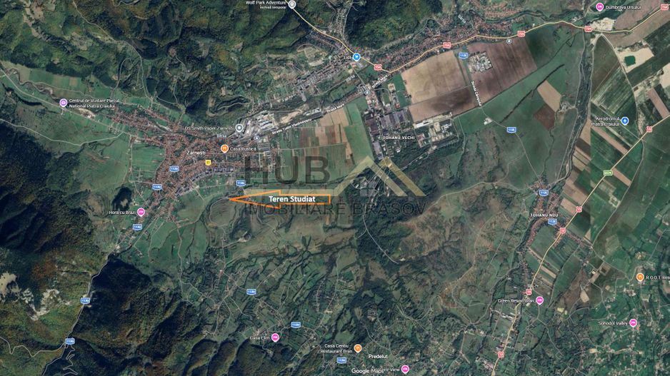 Teren de Vanzare Zarnesti | Utilitati | 3.698mp - Poză 1