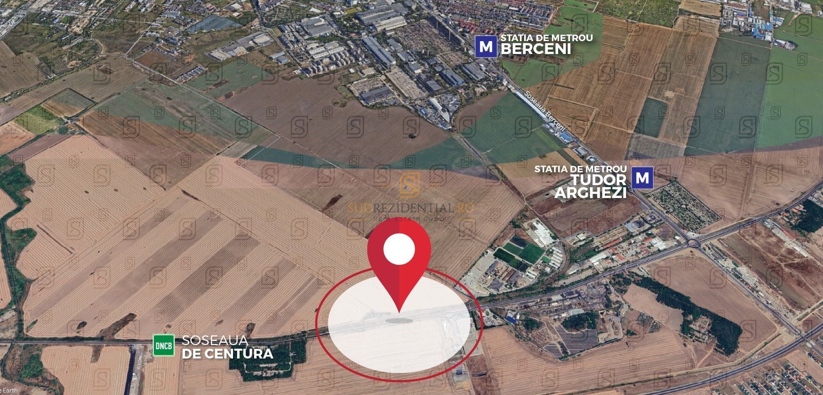 Teren intravilan 4.900 mp – zonă industriala - Jilava, Sos. de Centura - Poză 3