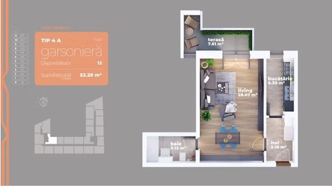 GARSONIERA SPATIOASA - ETAJ 2 IN BLOC P+11 / AUCHAN TITAN! - Poză 1