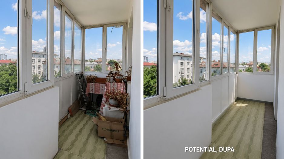 Apartament 3 camere – Șoseaua Ștefan cel Mare – etaj 6/7 – 2 balcoane – luminos - Poză 15