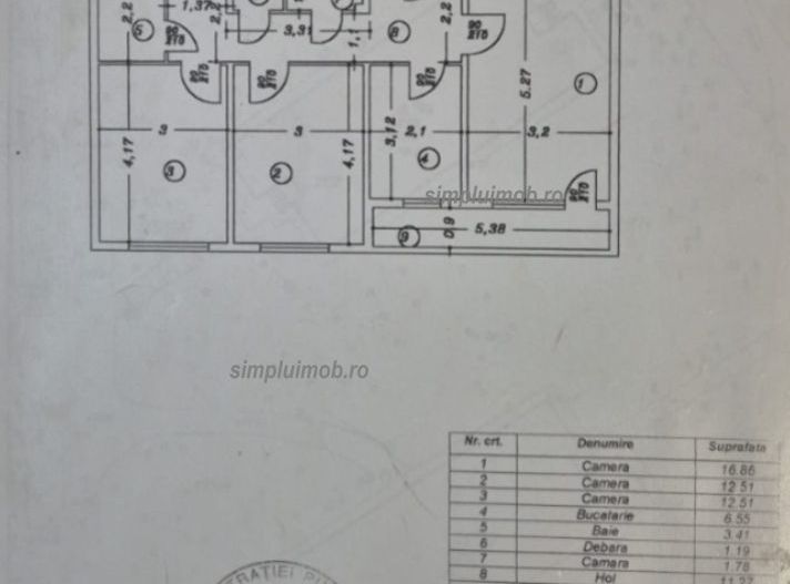 Decomandat spatios posibilitate centrala proprie 3 cam Obregia - Schiță 16