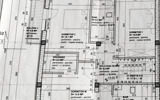 Duplex P+1+M, 251 mp utili, teren 340 mp – Domnești - Schiță 21