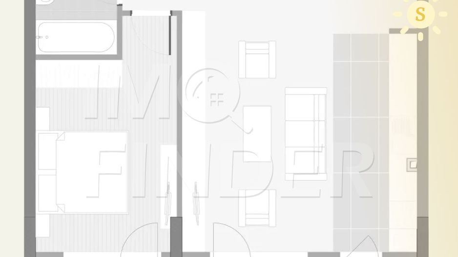 DEZVOLTATOR- Vanzare 2 camere Floresti- Eroilor - Poză 2