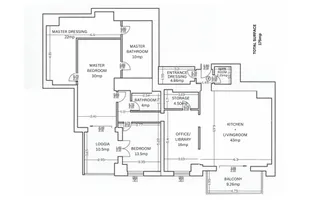 Apartament cu 4 camere Unic *180mp* // Vedere Panoramica catre lac // Floreasca - Schiță 66