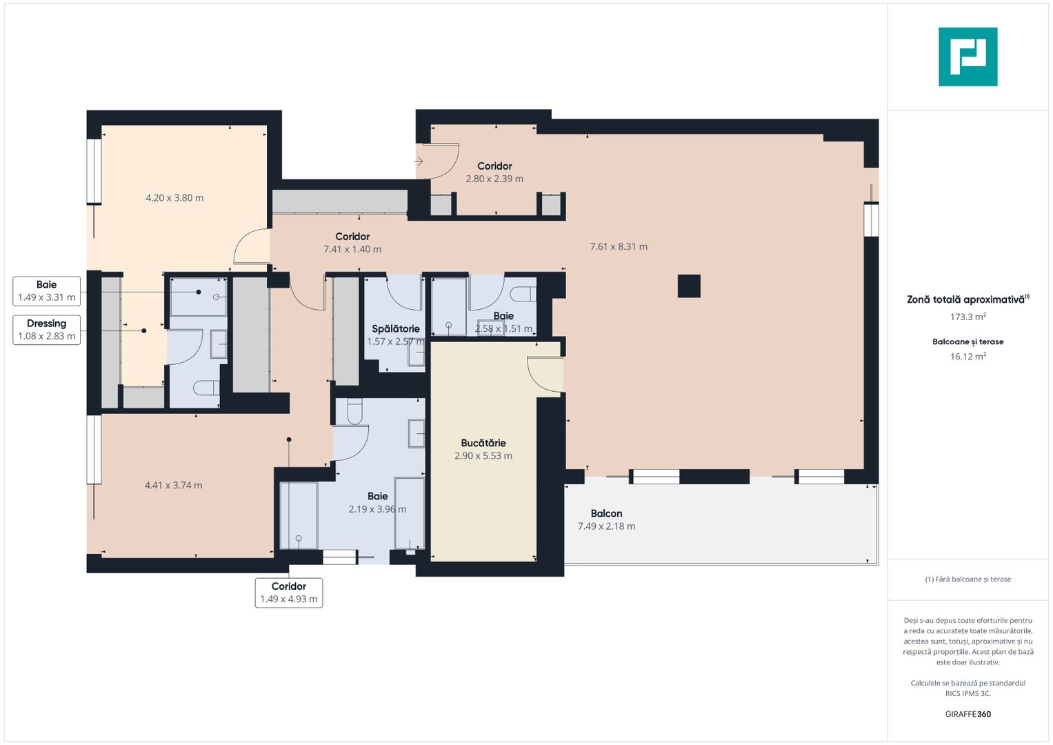 Apartament de Lux cu 3 Camere în Zona Dorobanți - Poză 8