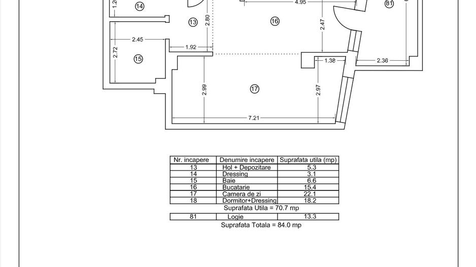 Tomis Nord/Carrefour -Vanzare apartament cu 2 camere, bloc nou. - Poză 18