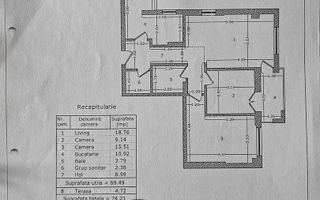 De vanzare apartament 3 camere Lujerului - Poză 8