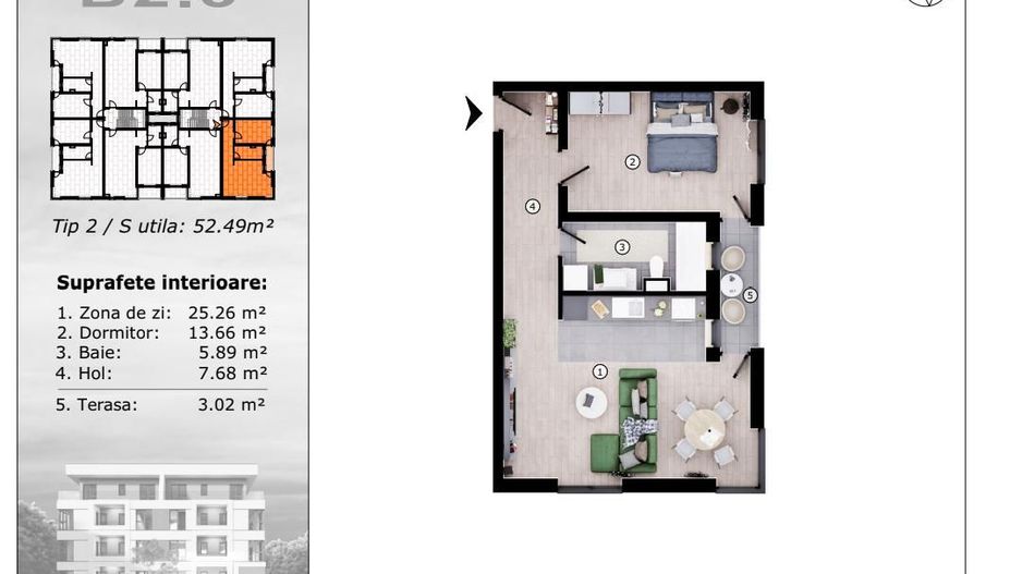 Vânzare apartamente moderne 52 mp în zona Torontalului !!! COMISON 0 - Poză 8