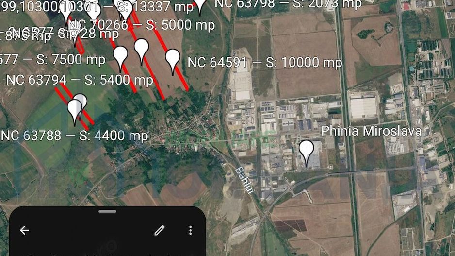 Pachet 22 parcele extravilan Miroslava, lângă platforma Phinia și Parcul Industrial Miroslava - Poză 2
