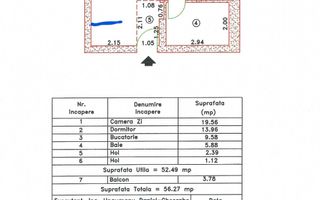 Apartament 2 camere de vânzare | Cosmopolis | parcare | vedere piscină - Schiță 10