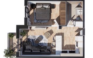 2 camere 48 mp Baciu | Parcare inclusă | Bloc Nou - Poză 3