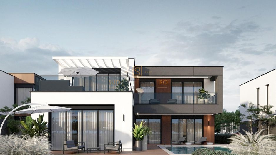 Vila exclusivista cu piscina si ponton pe malul Lacului Snagov - Poză 2