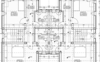 Duplex despartit prin spatiu tehnic  - teren 500mp - Poză 5
