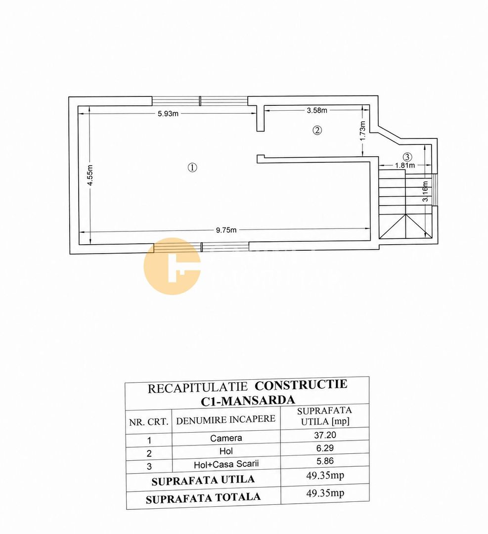 Casa Tatarasi, 4 camere, 137mp, curte cu garaj, libera! - Poză 13