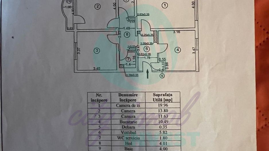 3 Camere Timpuri Noi-Bloc Anvelopat-Posibilitate centrala - Poză 3