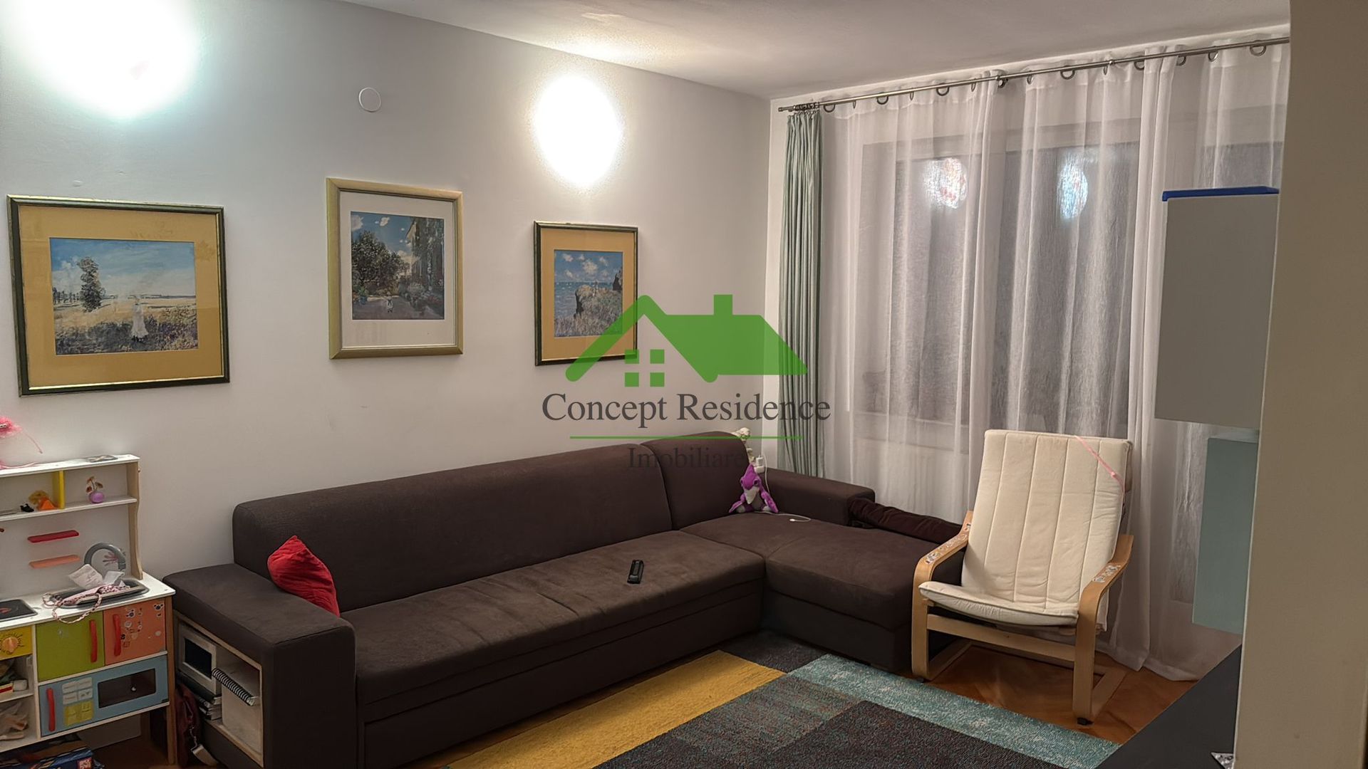 Apartament 3 camere decomandat, Aleea Aurora, 2 balcoane - Poză 2