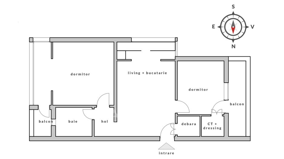 COMISION 0% | Apartament 3 camere | 63mp + 2 balcoane | parcare - Poză 13