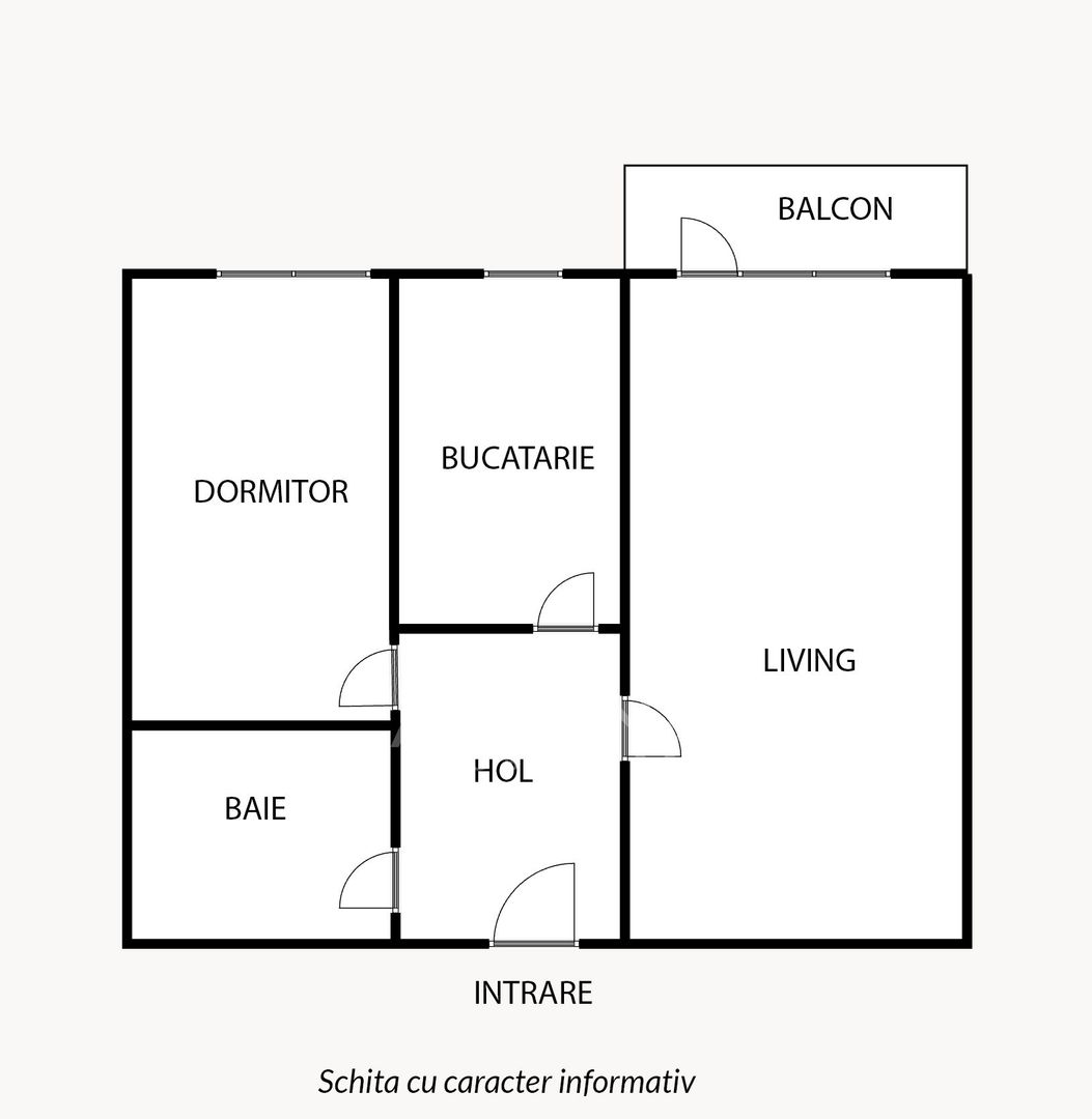 Apartament 2 camere | 53mp + balcon | parcare I Calea Turzii - Zorilor - Schiță 12