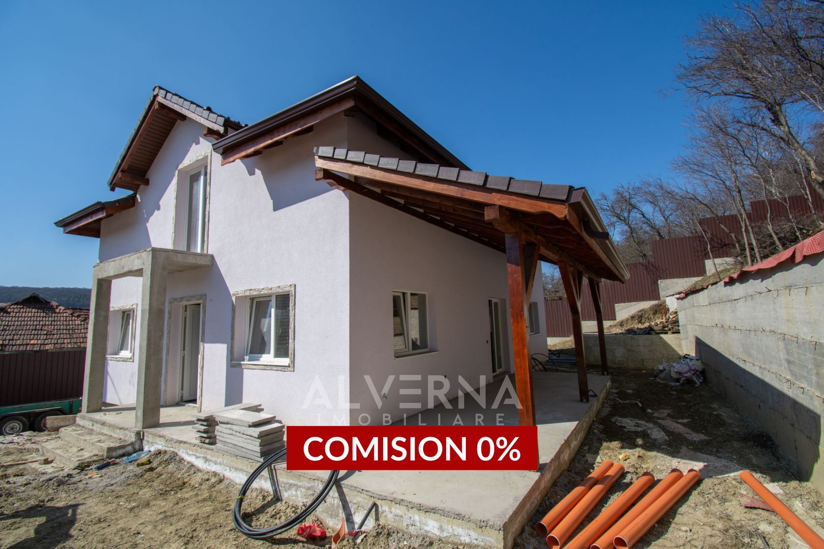 COMISION 0% Casa individuala | Semifinisata | 151mp | 5 cam | Chinteni - Poză 1