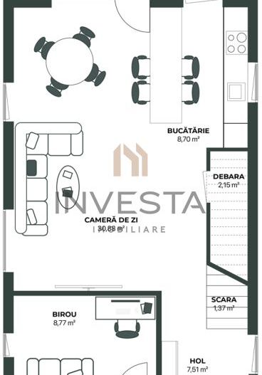 Casa individuala 280 mp teren,  Ansamblu Rezidential Nou, Popesti Cluj - Schiță 3