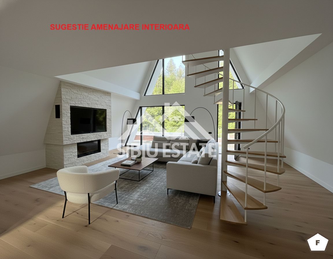Casa / Cabana A-Frame moderna, 4 camere – Investitie - Poză 16