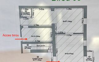 Spațiu Birou - Imobil complet renovat - Schiță 24