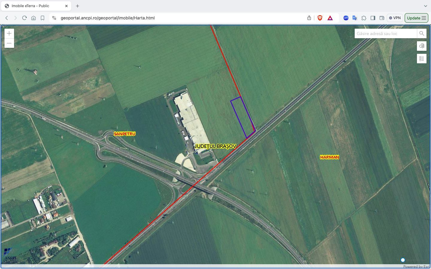 Teren intravilan 41.476 mp Sanpetru DN 11 Centura Brasov -Tg. Secuiesc - Poză 6