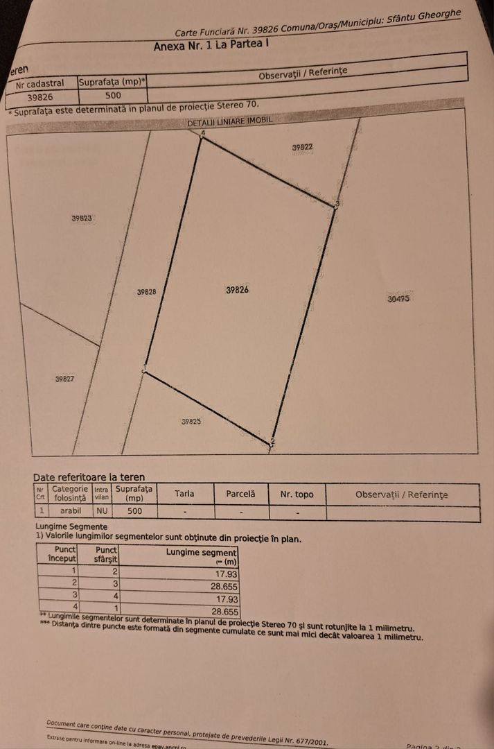 Teren extravilan 516 m² pentru casa de vacanta - Poză 6