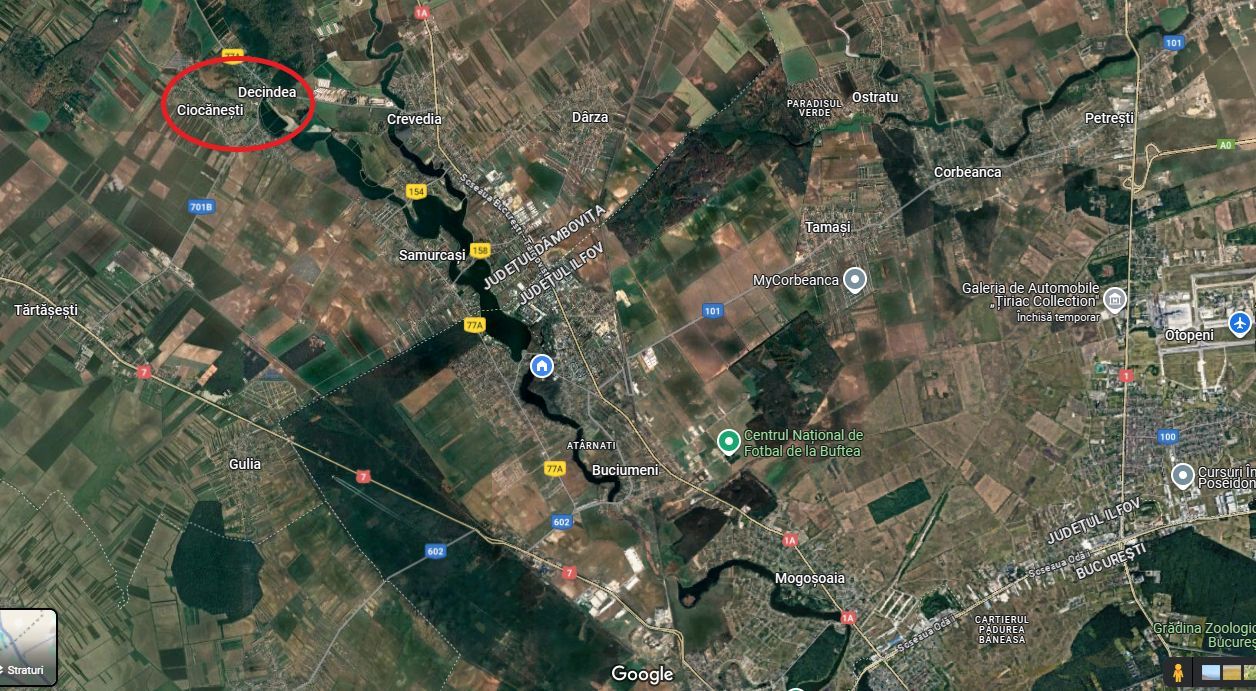 Teren de vânzare – Ciocănești, Dâmbovița – la asfalt, cu pădure în spate și util - Poză 3